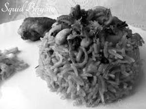 Squid Thokku Biryani