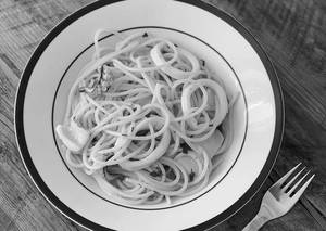 Squid Spaghetti Aglio Olio