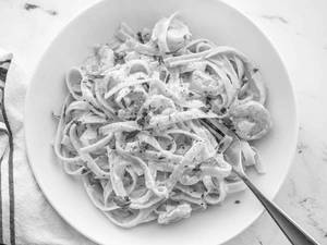 Prawn Alfredo Pasta