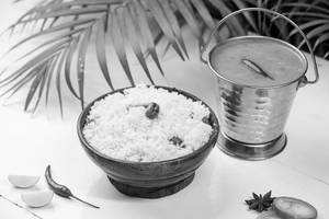 Dal Fry And Ghee Rice