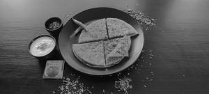 2 Whole Wheat Aloo Methi Paratha With Sabji And Curd
