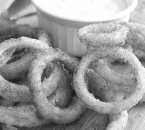 Crispy onion rings