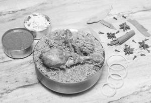 Chicken Biryani + Egg