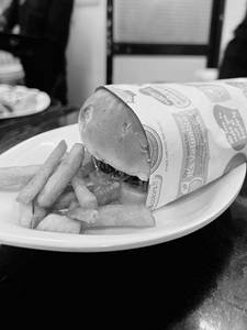 CHICKEN BURGER WITH CHEESE