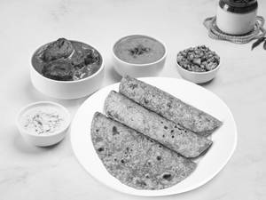 Kadhai Chaap, Dal Tadka Paratha Thali