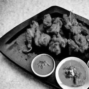 Tandoori chicken   fried  dimsums