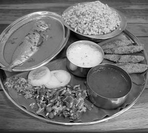 Fish curry combo