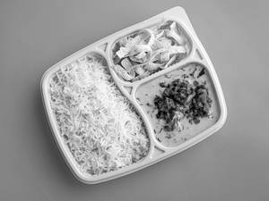 Kadhi Pakoda Chawal Tiffin