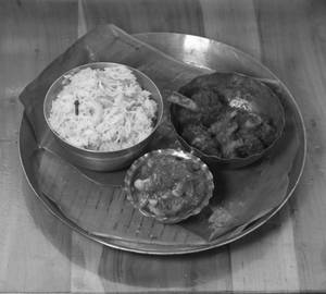Basmati Pulao [750 Ml] With Poora Mutton [3 Pieces] And Chutney