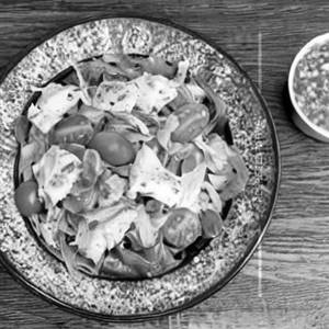 Stamed fish salad