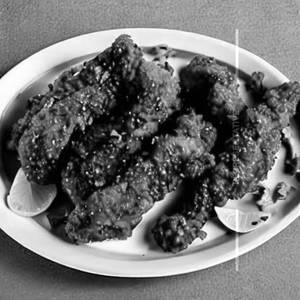 Dragon chicken boneless chicken finger deep fried