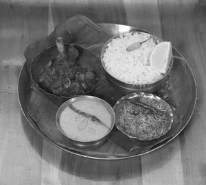Poora Mutton Mini Thali
