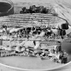 Chicken sandwich grilled