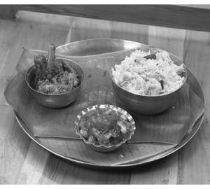 Basmati Pulao [750 Ml] With Mutton Kosha [3 Pieces] And Chutney