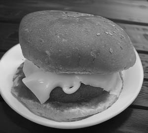 Veg cheese burger