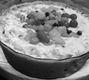 Fruit Cocktail Salad with Cream