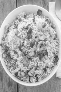 Mushroom Fried Rice