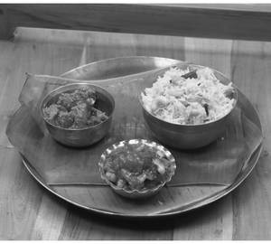 Basmati Pulao [750 Ml] With Chicken Kosha [3 Pieces] And Chutney