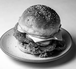 Crispy chicken burger