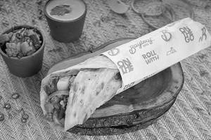 Kadhai Veg Kathi Roll [bg]