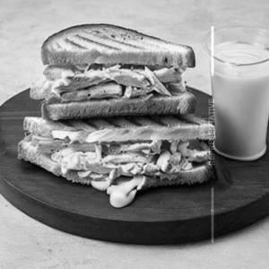 Plain Cheese & Chicken Sandwich  