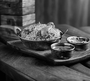 Special kebab biryani