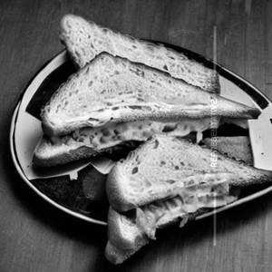Butter cheese bread toast