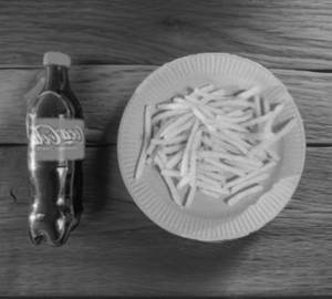 French fries & coke