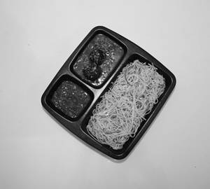 Veg noodles + veg manchurian