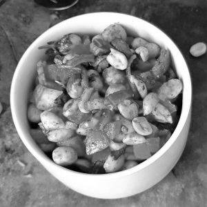 Peanut chaat