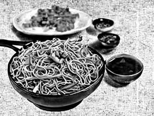 Veg Schezwan Hakka Noodles