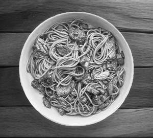 Mushroom schzwen noodiles