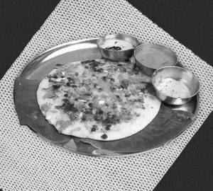 Onion tomato mix uttapam