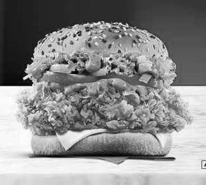 Fried Chicken Burger Tandoori With Cheese
