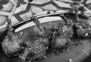 Pulled Chicken Wings With Burnt Chilli Garlic Sauce