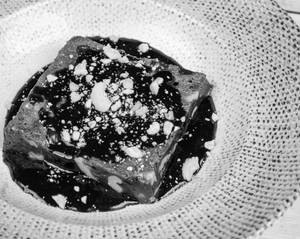Baked Gooey Brownie With Cafe Granache