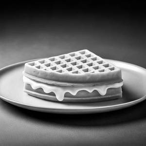 White Chocolate Waffle