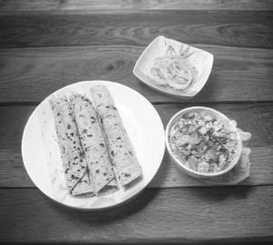 Paneer Bhujiya 2 Roti