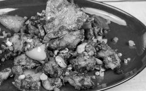 Kung Pao Chicken With Crackling Spinach