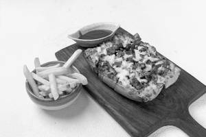 Chicken Tikka Garlic Bread