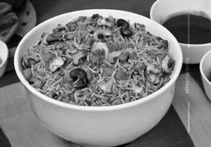 Mushroom fried rice