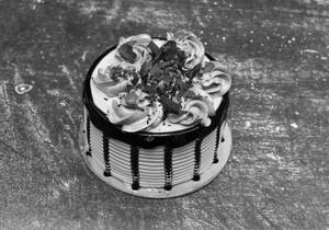 Choco and nut cake