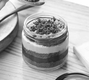 Triple Chocolate Jar Cake