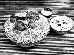 Chicken dum biryani