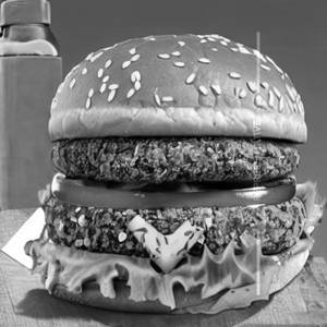 Continental veg burger