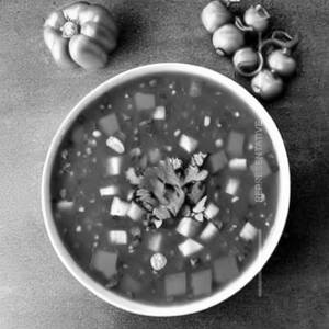 Bell Pepper Tomatillo Soup