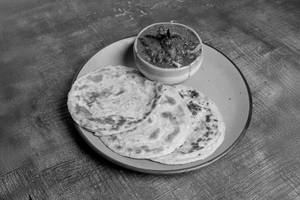 Malabar Parotta With Pepper Chicken