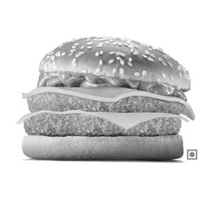 Crispy Veg Double Patty Burger with Double Cheese Slice.