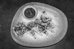 Grilled broccoli ras al hanout