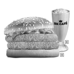 1 Crispy Veg Double Patty+1 Classic Cold Coffee